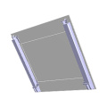 Oven outer Door - 3428434678 Front Glass White 494x467mm [Electrolux Aeg]